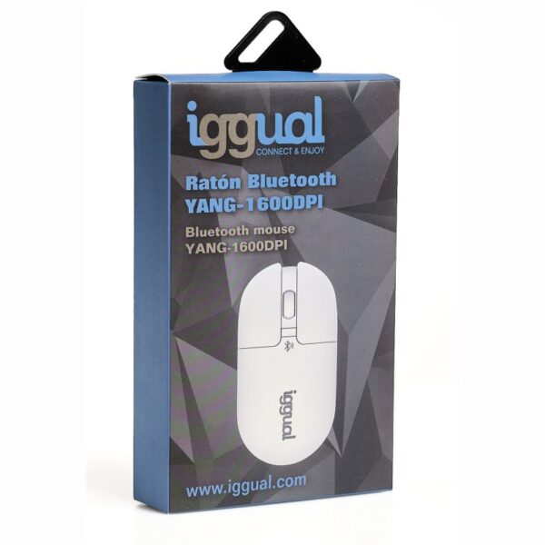 iggual ratón bluetooth yang-1600dpi blanco