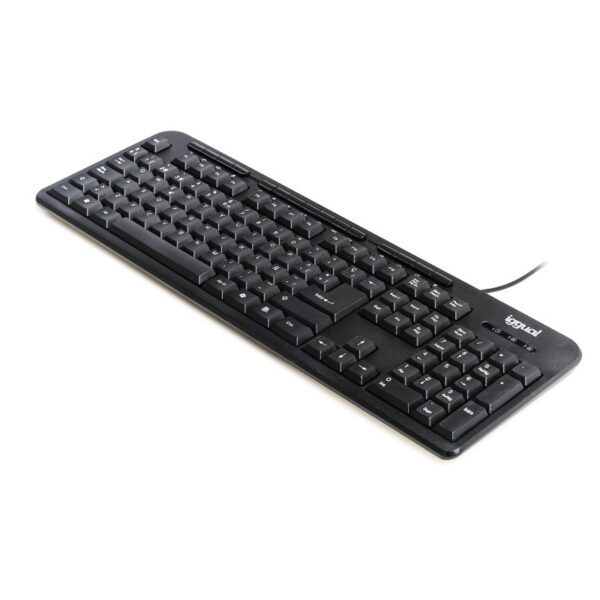 iggual teclado multimedia ck-basic-120t negro