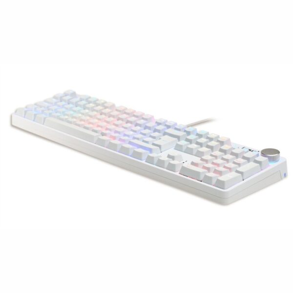 iggual teclado gaming mecánico pearl rgb blanco