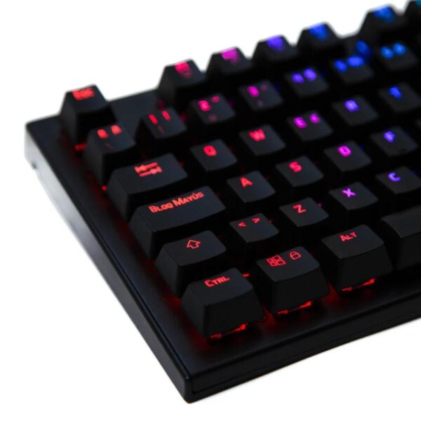 iggual teclado gaming mecánico obsidian rgb negro