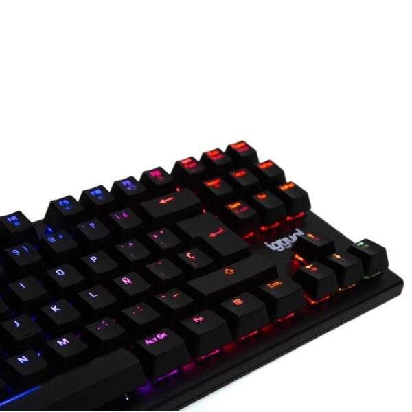 iggual teclado gaming tkl mecánico onyx rgb negro