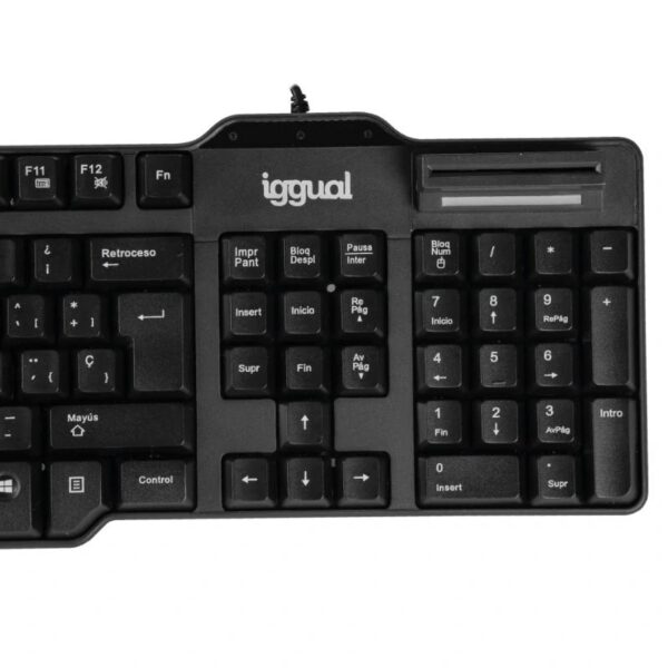 iggual teclado con lector dni ck-id-dni smartcard