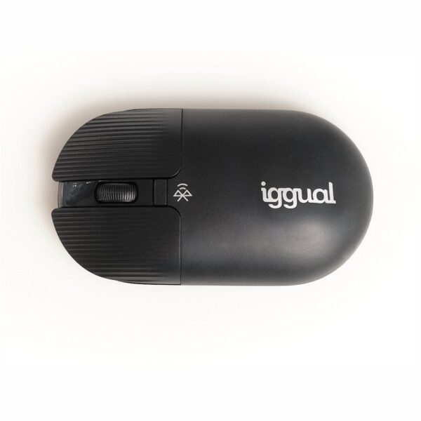 iggual ratón bluetooth yin-1600dpi negro- 1