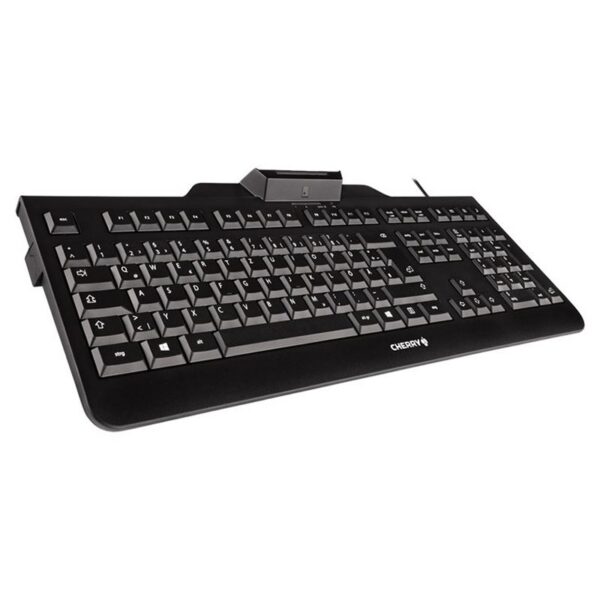 cherry teclado+lector chip integrado (dnie) negro- 2