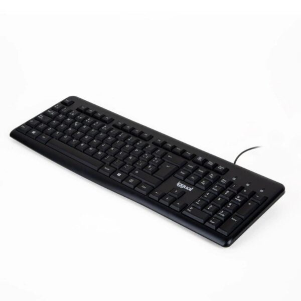 iggual teclado estándar ck-basic2-105t negro- 1