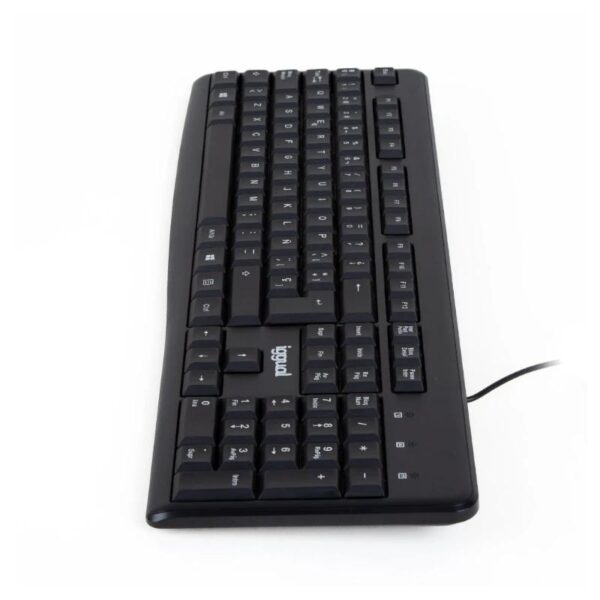 iggual teclado estándar ck-basic2-105t negro- 2