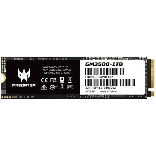 acer predator ssd gm-3500 1tb pcie nvme gen3- 1